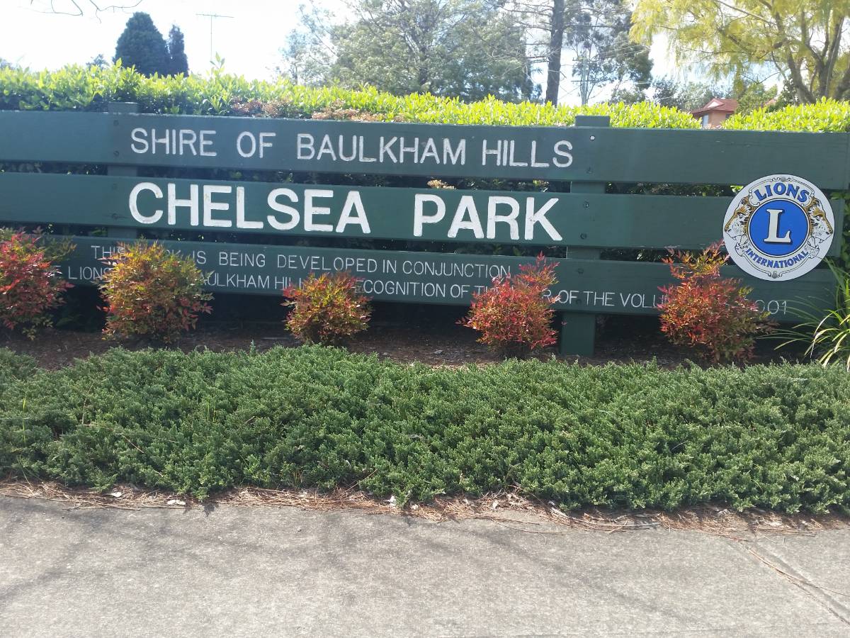 Shire of Baulkham Hills Sign