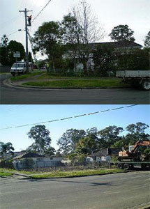 Before & After House Excavation