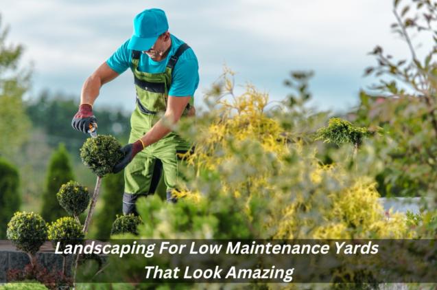 Read Article: Landscaping For Low Maintenance Yards That Look Amazing