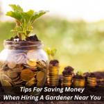 Tips For Saving Money When Hiring A Gardener Near You