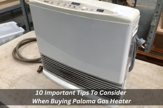 Read Article: 10 Important Tips To Consider When Buying Paloma Gas Heater