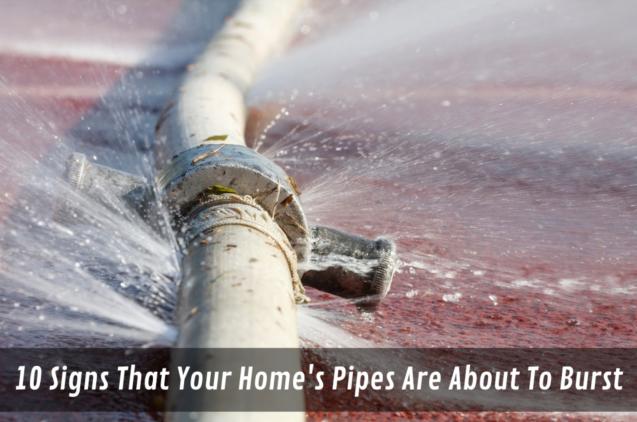 10 Signs That Your Home's Pipes Are About To Burst