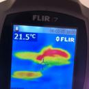 View Photo: Water penetration as seen by Thermal Imaging