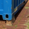 Leveling a shipping container on your property