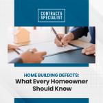 Home Building Defects: What Every Homeowner Should Know