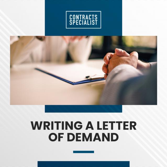 Writing a Letter of Demand