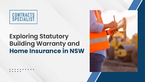 Watch Video : Exploring Statutory Building Warranty and Home Insurance in NSW