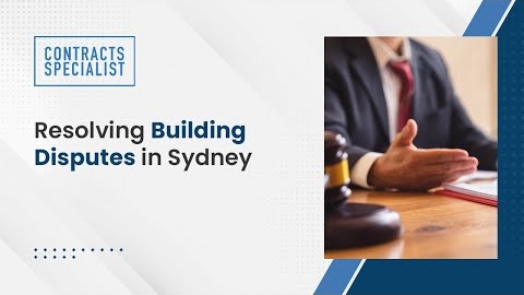 Watch Video: Resolving Building Disputes in Sydney