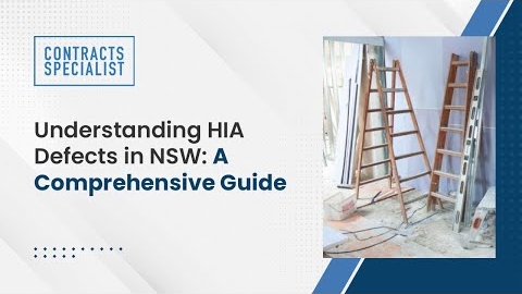 Watch Video: Understanding HIA Defects in NSW: A Comprehensive Guide