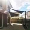 Double Shade Sail Over Side Passageway