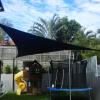 Shade Sail Over Play Space