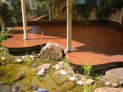 Merbau Outdoor Decking After Treatment