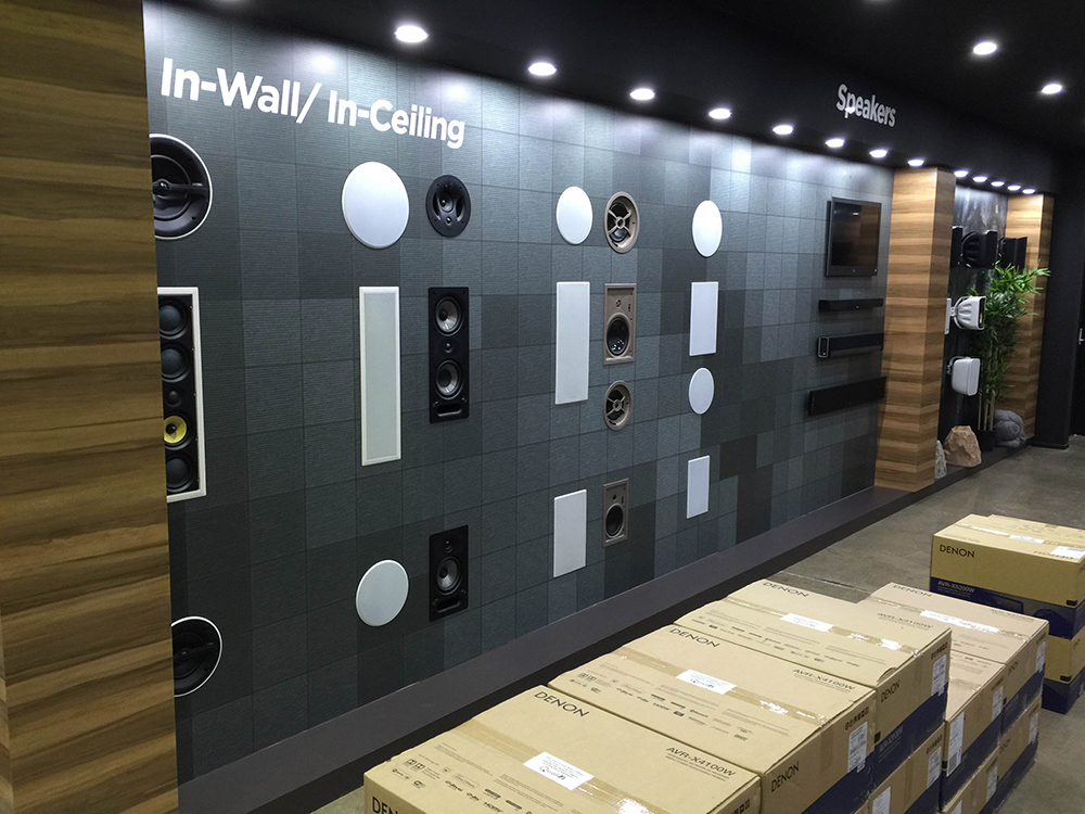 View Photo: In-wall speakers
