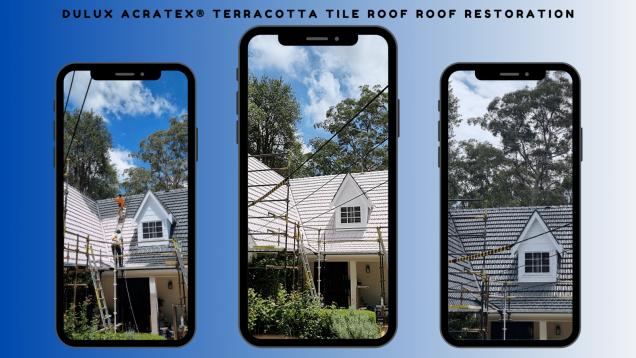View: Dulux Acratex® Terracotta Tile Roof Roof Restoration System