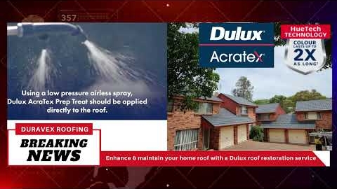 View: Enhance and maintain your home roof with a Dulux Roof Restoration service