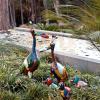 Recycled Oil Drum Large Garden Birds