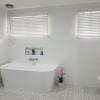 Bathroom - White Timber Venetian Blinds