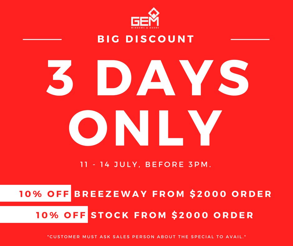 View Photo: Big Discount on Breezeway and Stock Products!
