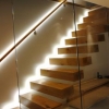 LED Strip Lighting Used To Light Up Staircases