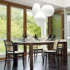 Replica George Nelson Bubble Lamp Ball Pendant Light White 50cm in Dining Room