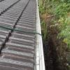 A perfectly clear and free flowing gutter