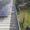 Gutter Guards around solar panels