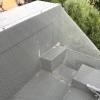 Box Gutter Guard finished off on the edge of roof