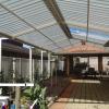 All polycarbonate Gable patio with post extensions - Great Aussie Patios