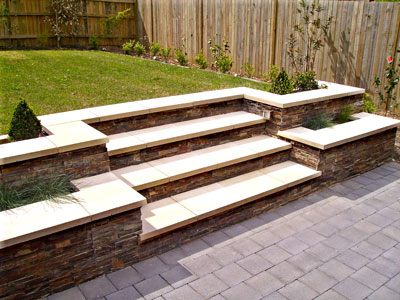 View Photo: Retaining Wall steps natural stone