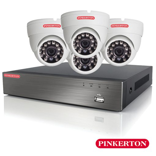 View Photo: Pinkerton 8 Channel Dome Camera HD CCTV Kit