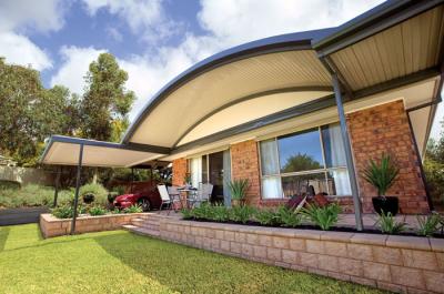 Large Curved Awning