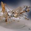 Murano Crystal Chariot by Zanetti Murano