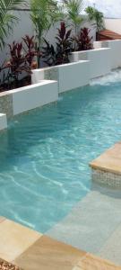 View Photo: Glass and Ceramic Mosaic Pool Safe Waterline Tiles
