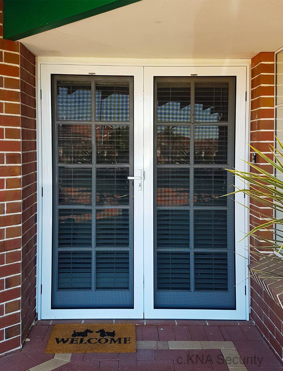 View Photo: Double screen doors in white