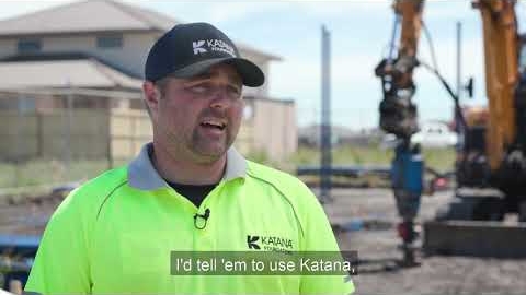 Watch Video: Katana Foundations Screw Piles-captions