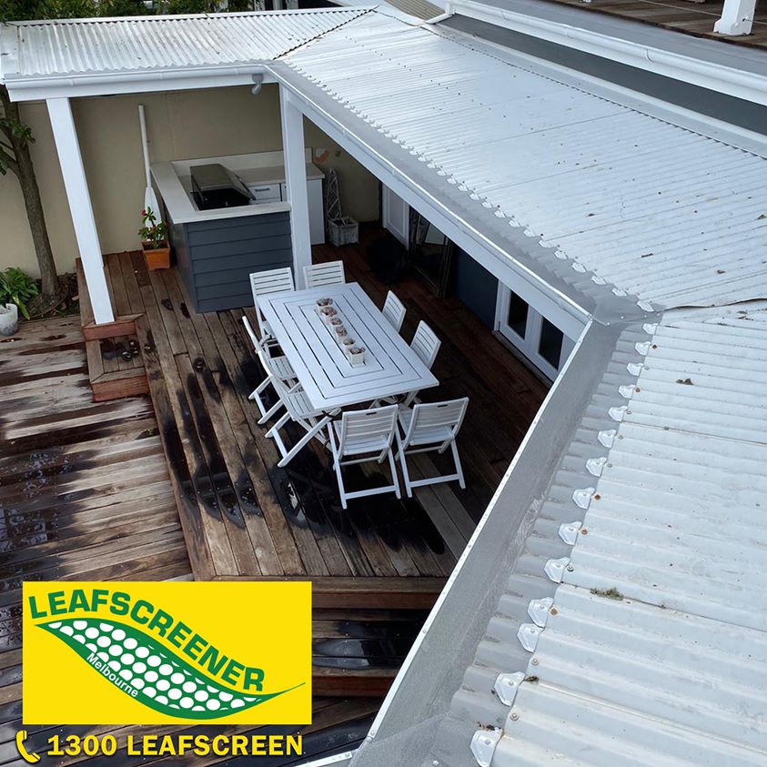 View Photo: A gutter protection job by LEAFSCREENER® installed on a corro roof. 