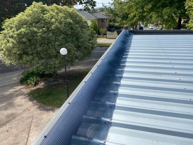 View Photo: Leafbusters options for various gutters including flat roofs