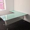 10mm Toughened White Back Painted Glass Top
