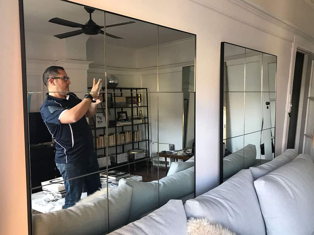 View Photo: Free Standing Steel Framed Mirrors
