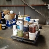 Mat White Painting - recycling all waste materials.