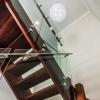 Glass and Stainless Steel Staircase with 50mm standoffs