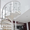 Glass staircase balustrade