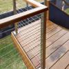Timber and wire balustrade