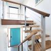 Timber and wire staircase