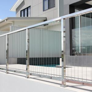 View Photo: Vertical wire balustrade with custom made posts and handrails
