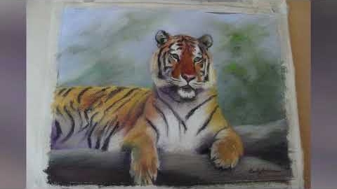 Watch Video: Progressive Pastel Paintings of Animals