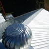 Metal Roof with Whirlybird