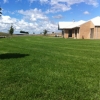 New established lawn on acres 