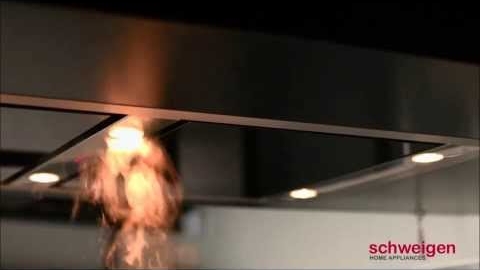 Watch Video : Simon Gault with the Schweigen Black Glass Ceiling Hood