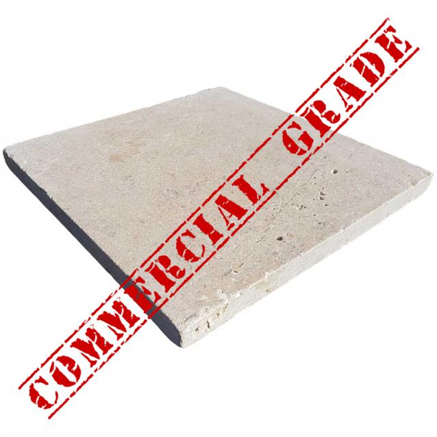 SPECIAL - Sinai Pearl Limestone 400x400x30mm Natural Stone Pavers - Commercial Grade - NOW $75m2